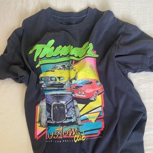 brandy melville oversized thunder graphic tee